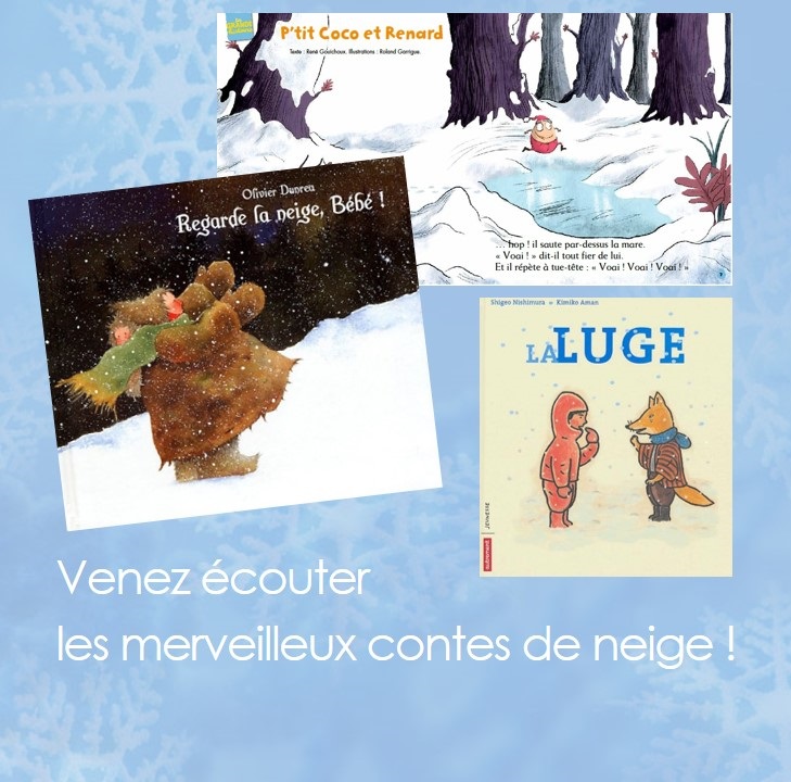 Lecture de contes à la bibliothèque